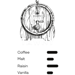 Tawny flavour profile includes coffee, malt, raisin and vanilla.